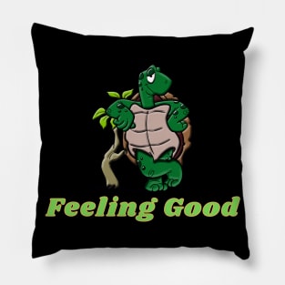 Feeling Good Turtle Pillow