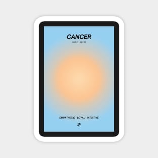 Cancer Zodiac Sign Aura Magnet