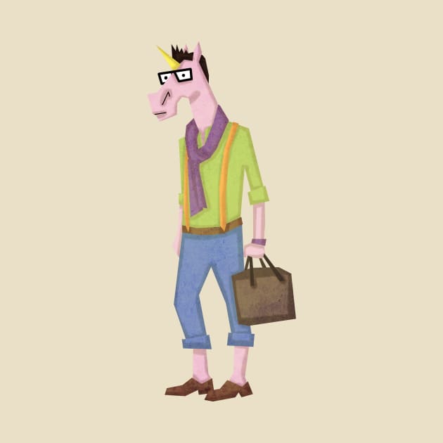 Hipster Unicorn by Thatssounicorny