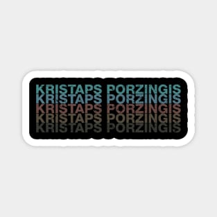 Vintage Proud Name Kristaps Sports Birthday Retro Magnet