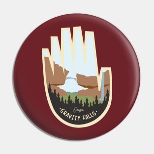 Gravity Falls Oregon Pin