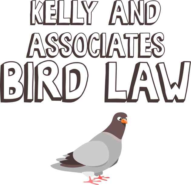 Kelly and Associates Bird Law Kids T-Shirt by Nonstop Shirts