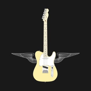 Yellow Flying Guitar T-Shirt