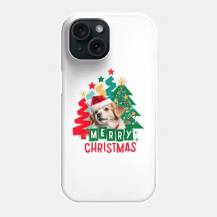 Charming dog Merry Christmas ,Brafdesign Phone Case