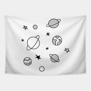 Minimalist space Tapestry