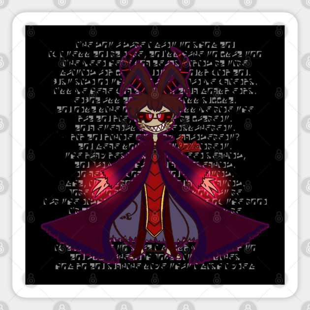 Demon Zib Irken Text In Bg Invader Zim Sticker Teepublic