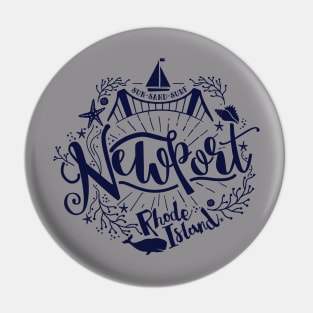 Newport Surf Design Pin