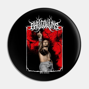 Phil Collins - Metal Version Pin