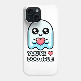 You're Bootiful! Cute Ghost Pun Phone Case