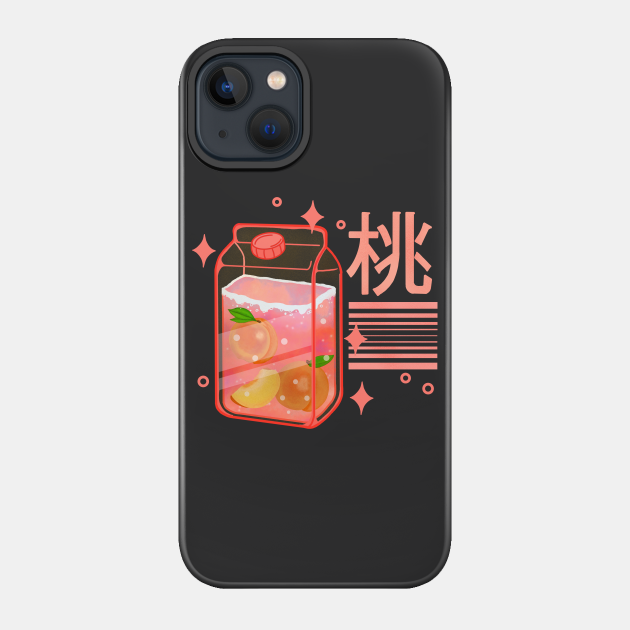 Kawaii Peach Drink - Kawaii Peach - Phone Case
