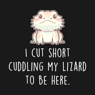 Bearded Dragon Lizard Cut Short T-Shirt