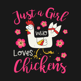 Kids Chicken Hen Love Cute T-Shirt