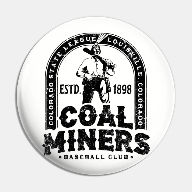 Louisville Coal Miners Baseball Pin by MindsparkCreative