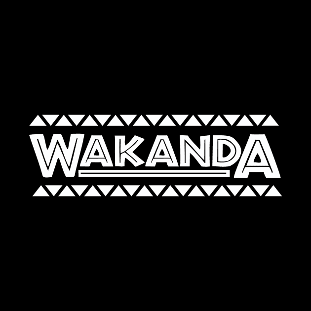 Wakanda Logo by BlackActionTeesOnDemand