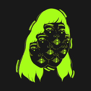 Mutation in Neon Green T-Shirt