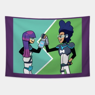 Glitch Techs Shirt Tapestry