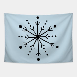 Snowflake winter weather Tapestry