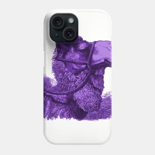 Purple Camel Illustration Phone Case