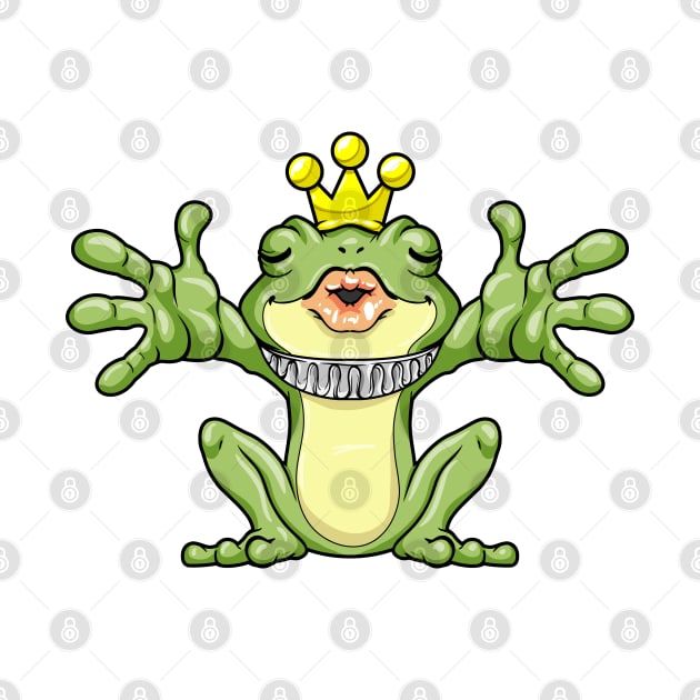 Kiss the beautiful frog king by Markus Schnabel