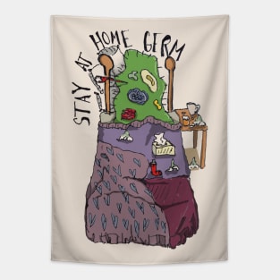 Stay at Home Germ Tapestry