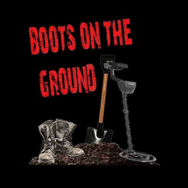 Boots on the ground (Black) by Kimhanderson