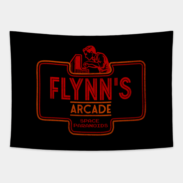 Flynn's Arcade Vintage Tapestry by Nostalgia Avenue