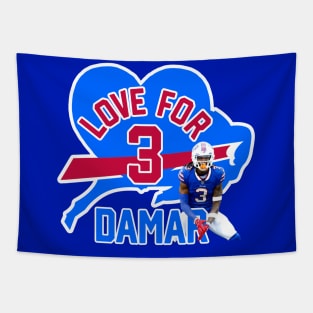 Love for 3 damar Tapestry