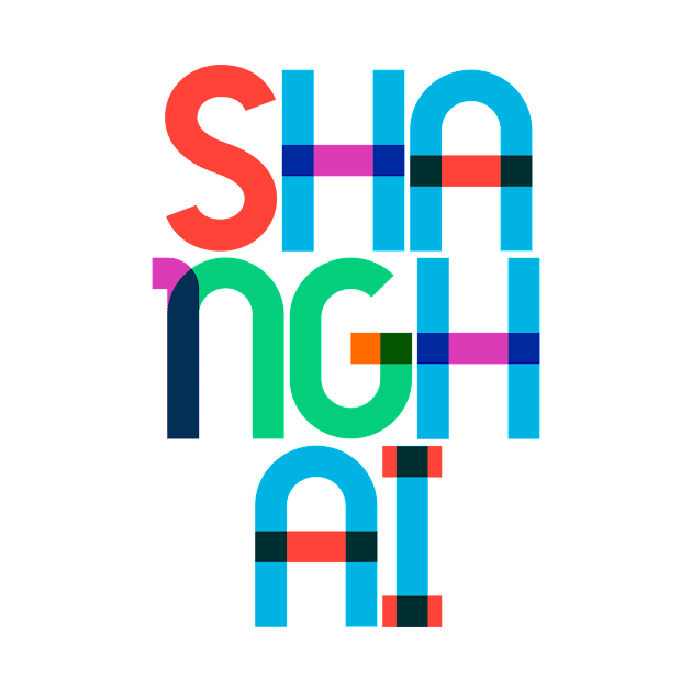 Shanghai China Pop Art Letters by Hashtagified