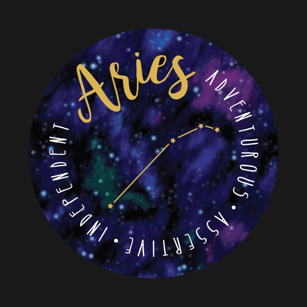 Aries Zodiac by CreativeHermitCo