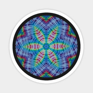 Flower Power Number 1 Circle Magnet