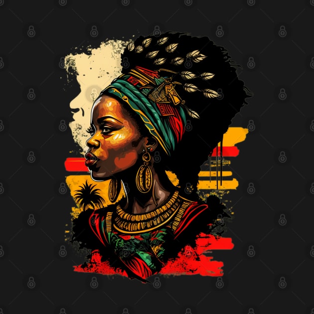 African Print Design by Buff Geeks Art