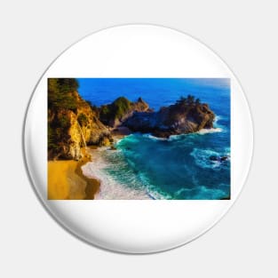 Wonderful Big Sur Waterfall Pin