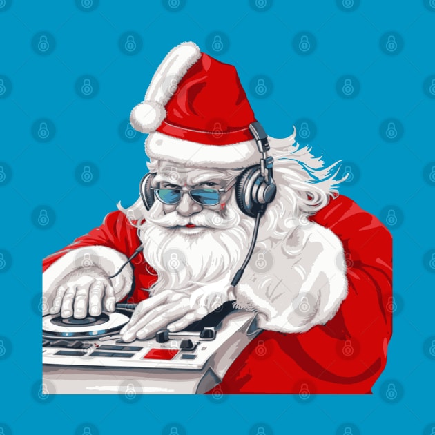 Cool Dude Old Skool Eighties Christmas DJ by taiche