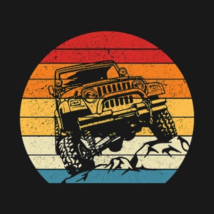 Jeep 4x4 Offroad Vintage Retro 70's and 80's T-Shirt