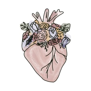 Anatomical Heart/ medicine/ surgery/flower/doctor T-Shirt