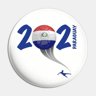 Paraguay Copa America Soccer 2021 Pin