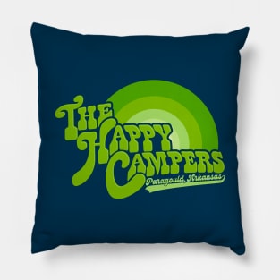The Happy Campers - Green Rainbow Pillow