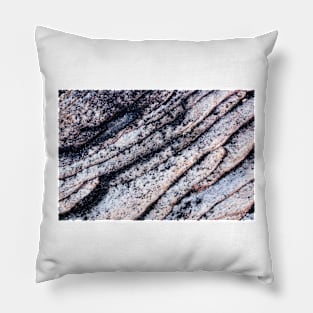 Rock patterns at Pearl Beach Pillow