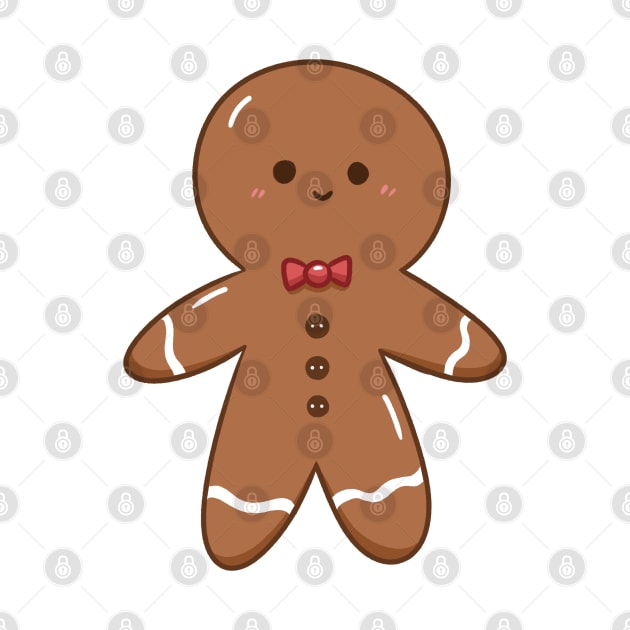 Cute Kawaii Gingerbread Man by cyanbuns