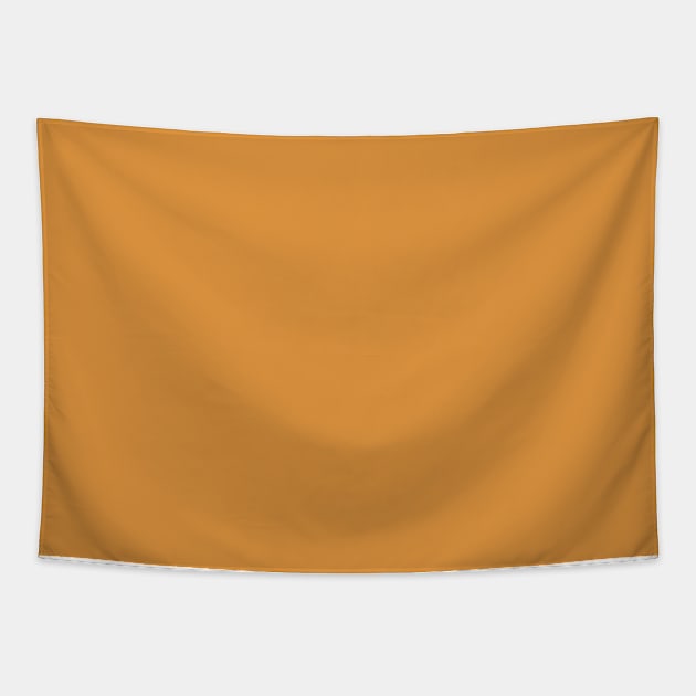 Burnt Orange Plain Solid Color Tapestry by squeakyricardo