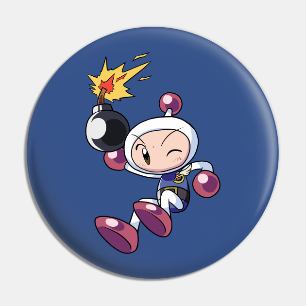 Wallpaper Shirobon From Bomberman Jetters 2 Bomberman Pin Teepublic Fr Free