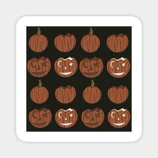 Pumpkin carving process #1b Magnet