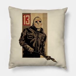 Vintage Horror Film Pillow