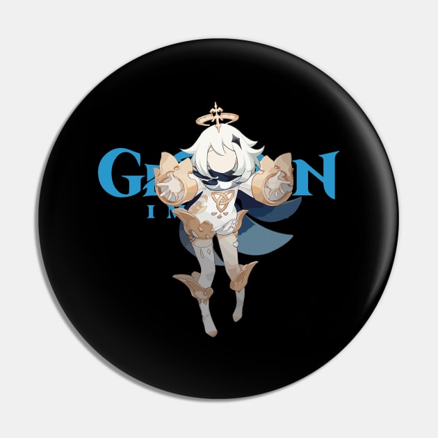 Genshin Impact Paimon - Genshin Impact - Pin | TeePublic