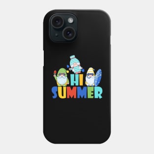 cartoon hi summer gnome Phone Case