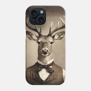 Deer Portrait Victorian Artistic Gift Fashion Phone Case