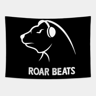 Roar Beats Bear Tapestry