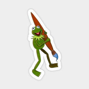 Painter Kermit Magnet