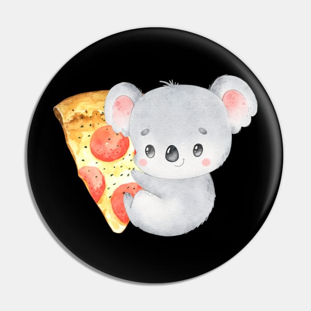 Cute Koala eats pizza perfect gift for pizza and koala lovers and pizza addicts Pin by BoogieCreates