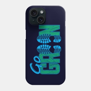 Green Footprint Phone Case